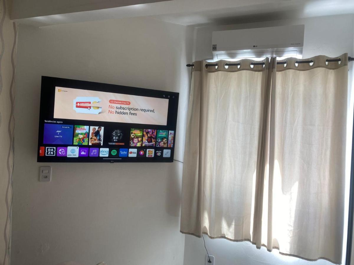 Studio 400m Da Praia - Pet Friendly , Garagem Carro Pequeno Rotativa Apartamento *