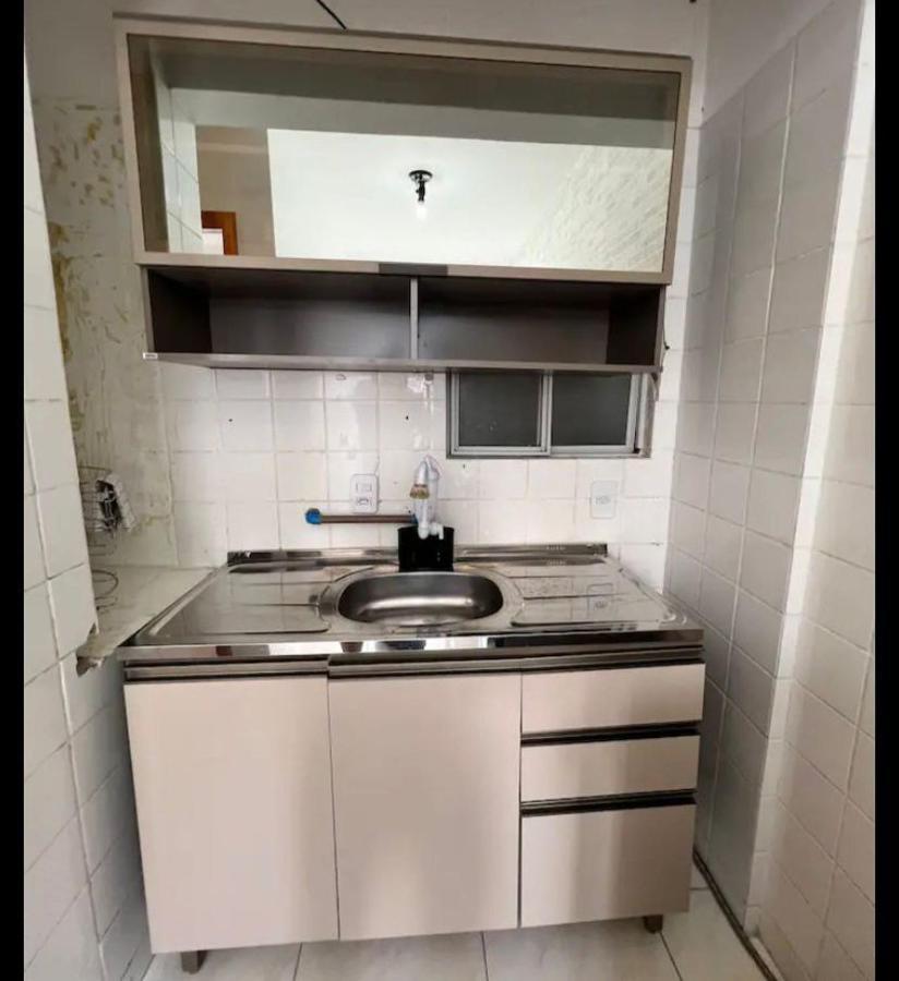 Studio 400m Da Praia - Pet Friendly , Garagem Carro Pequeno Rotativa Apartamento *